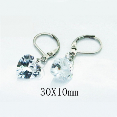 BC Wholesale Stainless Steel 316L Dangle Earrings NO.#BC21E0091II