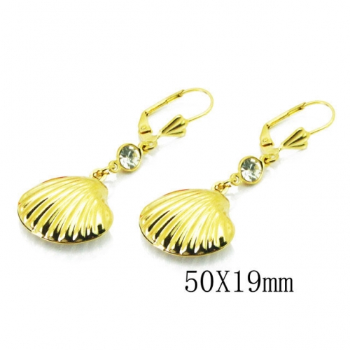 BC Wholesale Stainless Steel 316L Dangle Earrings NO.#BC67E0311IE