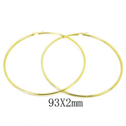 Wholesale Stainless Steel 316L Hoop Earrings NO.#BC21E0080IP