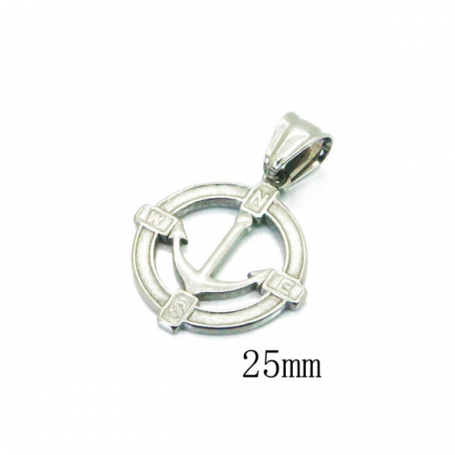 Wholesale Stainless Steel 316L Anchor Pendants NO.#BC39P0502JB