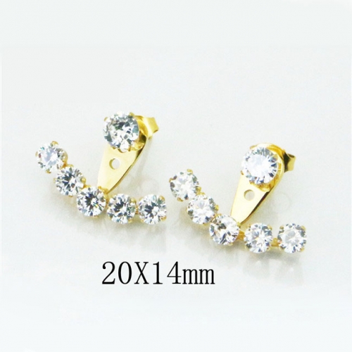 BC Wholesale Stainless Steel 316L CZ Ear Studs NO.#BC32E0101PQ