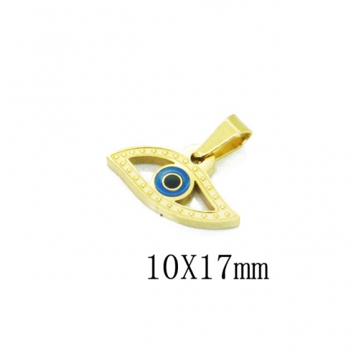 Wholesale Stainless Steel 316L Evil Eye Pendants NO.#BC12P0971IL