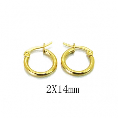 Wholesale Stainless Steel 316L Hoop Earrings NO.#BC21E0088HK