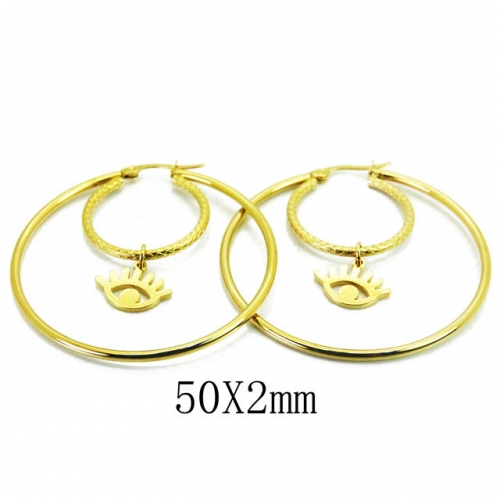 Wholesale Stainless Steel 316L Multi-Layer Earrings NO.#BC58E1436LE