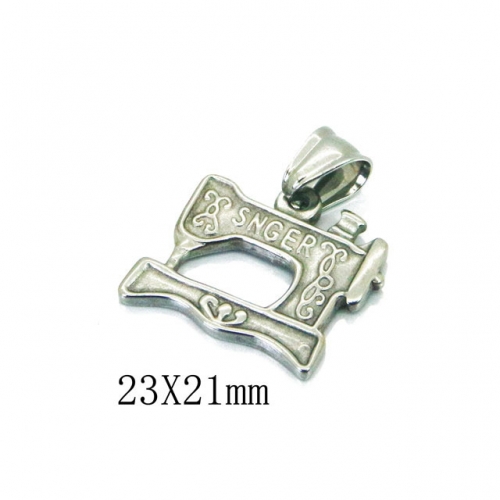 Wholesale Stainless Steel 316L Fashion Pendants NO.#BC39P0505JZ