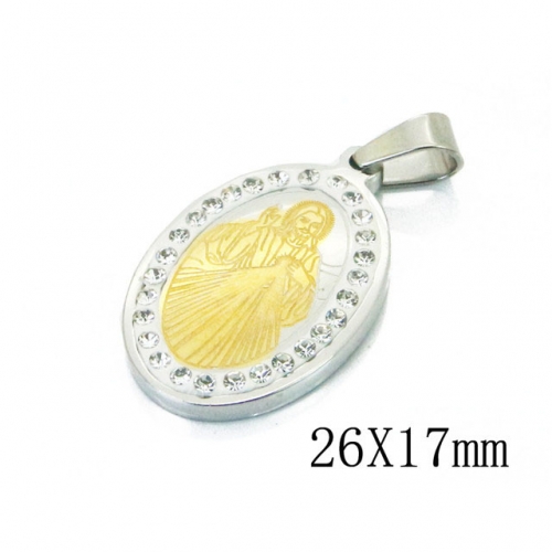 BC Wholesale Stainless Steel 316L Religion Pendants NO.#BC12P0980JD