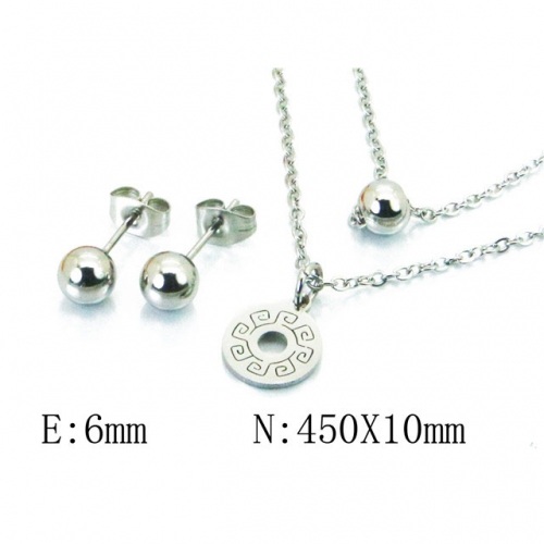 Wholesale Stainless Steel 316L Jewelry Spherical Sets NO.#BC91S1001MD