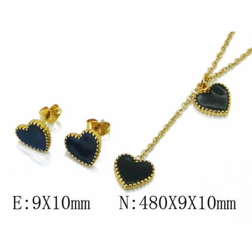 Wholesale Stainless Steel 316L Jewelry Love Sets NO.#BC59S1454O5