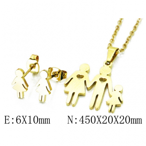 Wholesale Stainless Steel 316L Jewelry Love Sets NO.#BC58S0729JE