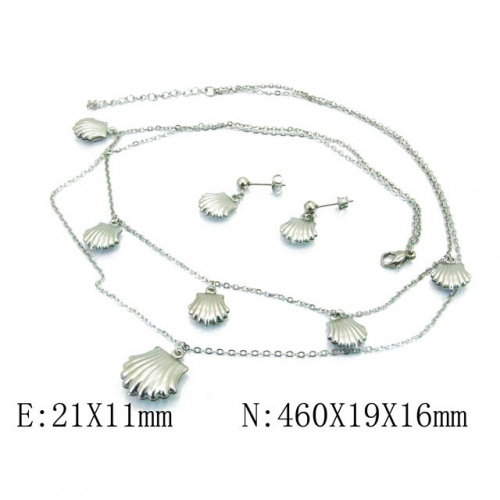 Wholesale Stainless Steel 316L Jewelry Popular Sets NO.#BC59S1521OL