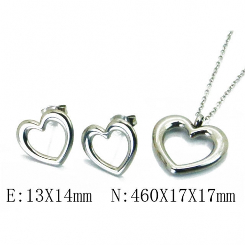 Wholesale Stainless Steel 316L Jewelry Love Sets NO.#BC91S0987HHF