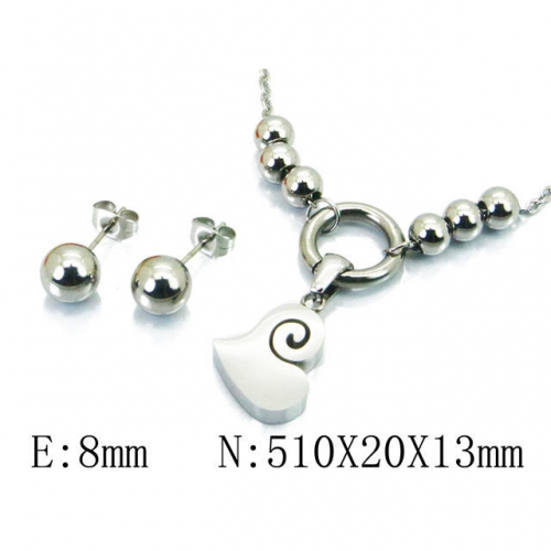 Wholesale Stainless Steel 316L Jewelry Love Sets NO.#BC91S0879PB