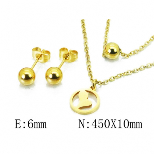 Wholesale Stainless Steel 316L Jewelry Spherical Sets NO.#BC91S1024OX