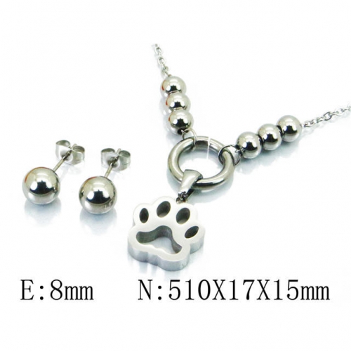 Wholesale Stainless Steel 316L Jewelry Popular Sets NO.#BC91S0887PG