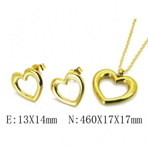 Wholesale Stainless Steel 316L Jewelry Love Sets NO.#BC91S0988HJW
