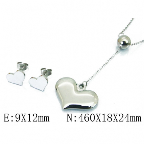 Wholesale Stainless Steel 316L Jewelry Love Sets NO.#BC91S0959HJD