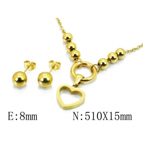 Wholesale Stainless Steel 316L Jewelry Love Sets NO.#BC91S0909HHQ