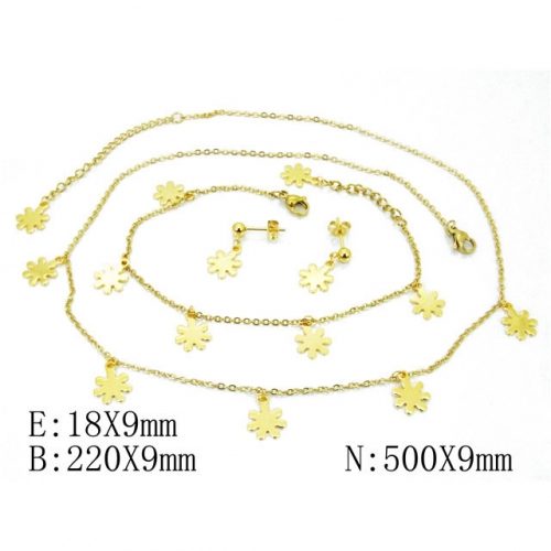 Wholesale Stainless Steel 316L Jewelry Popular Sets NO.#BC59S1495HUU