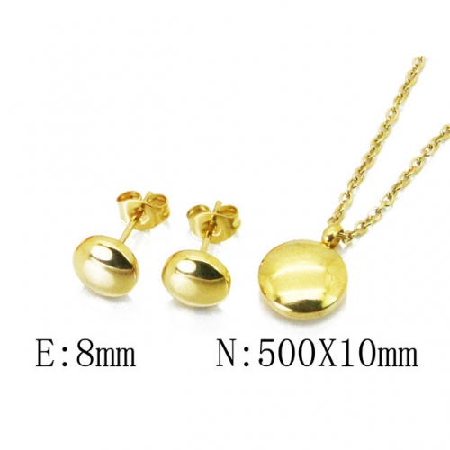 Wholesale Stainless Steel 316L Jewelry Spherical Sets NO.#BC59S1466MW