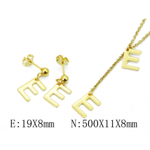 Wholesale Stainless Steel 316L Jewelry Font Sets NO.#BC59S1589LLE