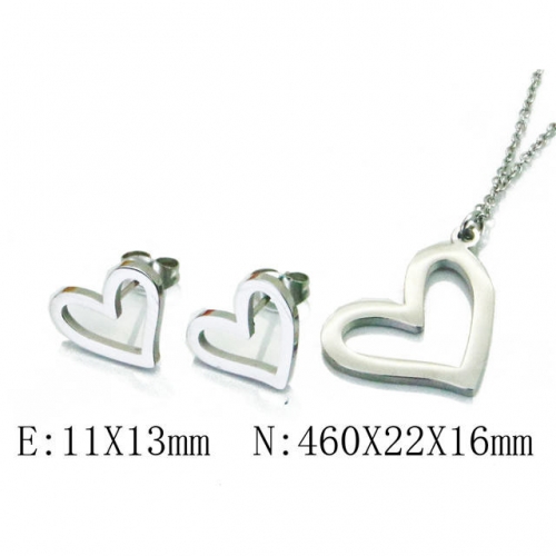 Wholesale Stainless Steel 316L Jewelry Love Sets NO.#BC91S0990HHA