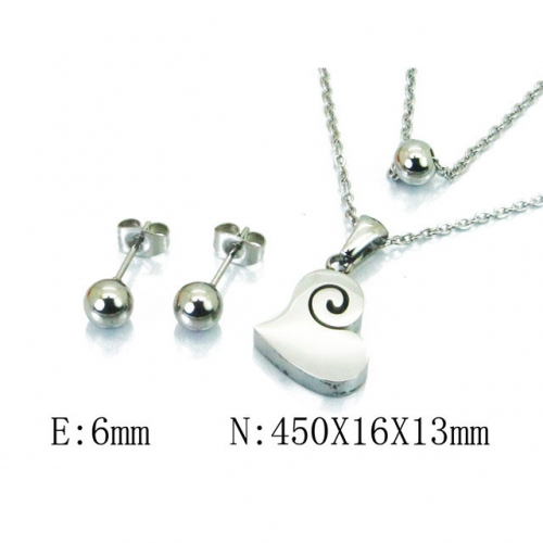 Wholesale Stainless Steel 316L Jewelry Love Sets NO.#BC91S0860OX
