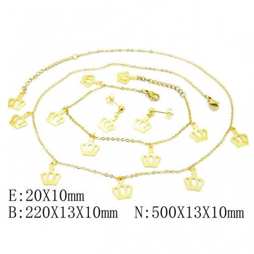 Wholesale Stainless Steel 316L Jewelry Popular Sets NO.#BC59S1500HBB