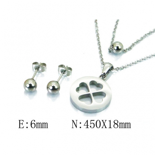 Wholesale Stainless Steel 316L Jewelry Love Sets NO.#BC91S0856OD