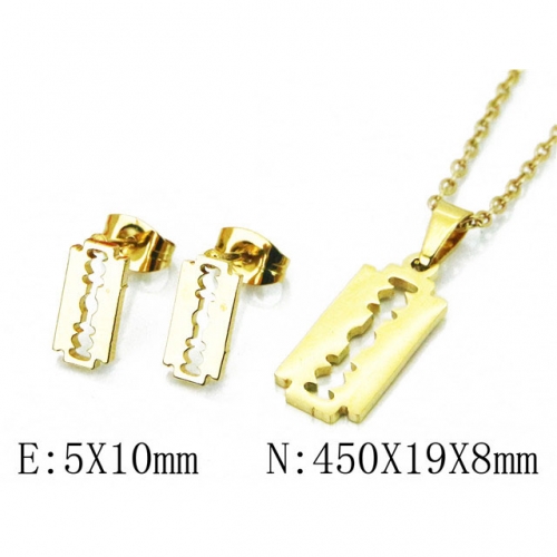 Wholesale Stainless Steel 316L Jewelry Popular Sets NO.#BC58S0705JD