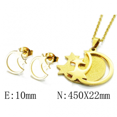 Wholesale Stainless Steel 316L Jewelry Popular Sets NO.#BC58S0734LA