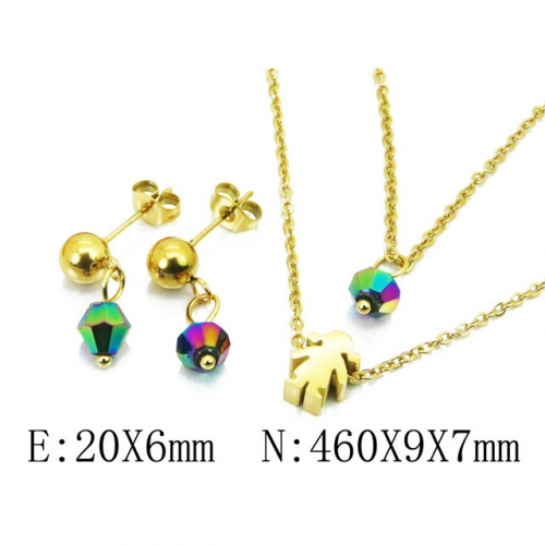 Wholesale Stainless Steel 316L Jewelry Fashion Sets NO.#BC91S0826HIC