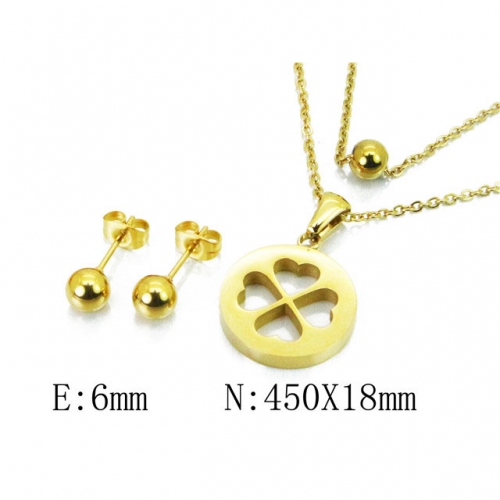 Wholesale Stainless Steel 316L Jewelry Love Sets NO.#BC91S0843HZZ