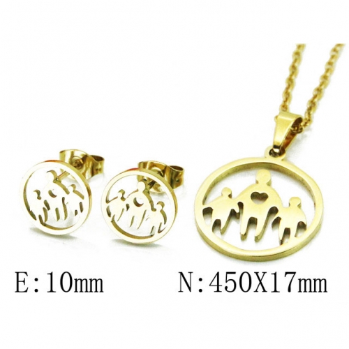 Wholesale Stainless Steel 316L Jewelry Love Sets NO.#BC58S0726JX