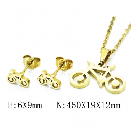 Wholesale Stainless Steel 316L Jewelry Popular Sets NO.#BC58S0678JT