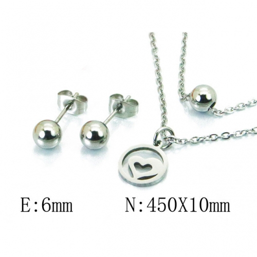 Wholesale Stainless Steel 316L Jewelry Spherical Sets NO.#BC91S0999MA