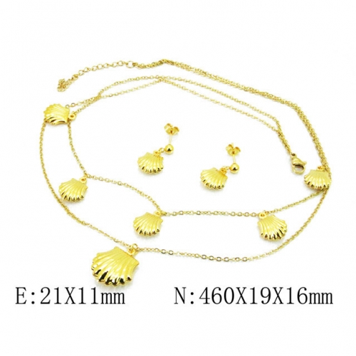 Wholesale Stainless Steel 316L Jewelry Popular Sets NO.#BC59S1520HDD