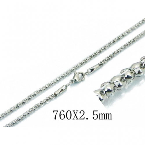 Wholesale Stainless Steel 316L Popcorn Chain NO.#BC39N0568MC