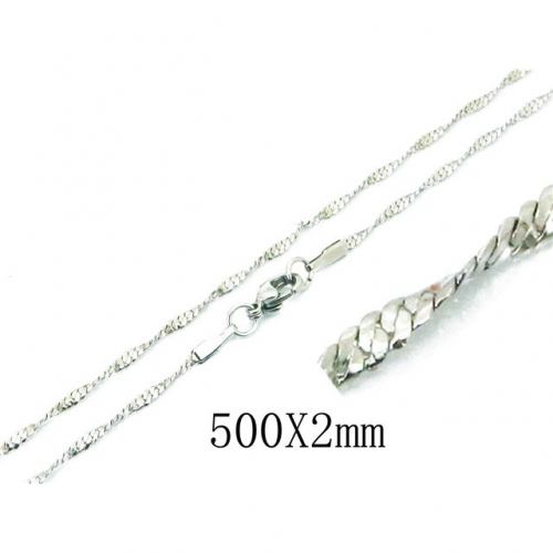 Wholesale Stainless Steel 316L Singapore Chain NO.#BC39N0616JL