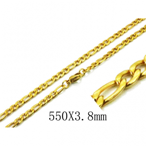 BC Wholesale Stainless Steel 316L Figaro Chains NO.#BC08N0148NQ