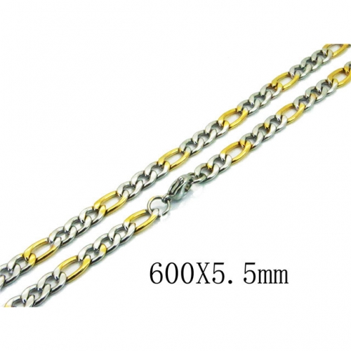 BC Wholesale Stainless Steel 316L Figaro Chains NO.#BC08N0123NZ