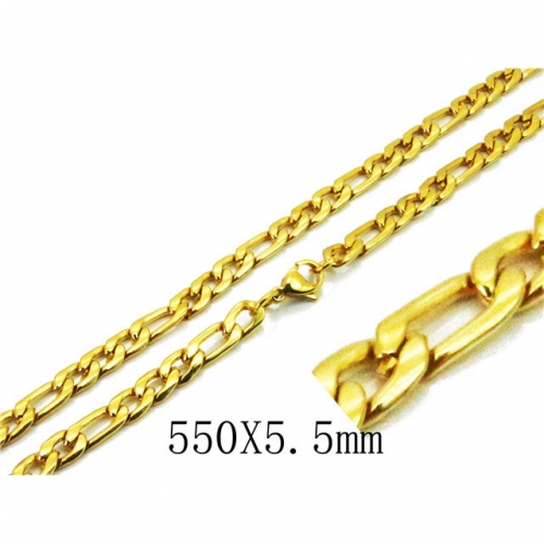BC Wholesale Stainless Steel 316L Figaro Chains NO.#BC08N0147OE