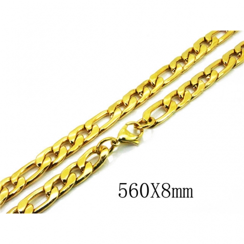 BC Wholesale Stainless Steel 316L Figaro Chains NO.#BC08N0141HIX