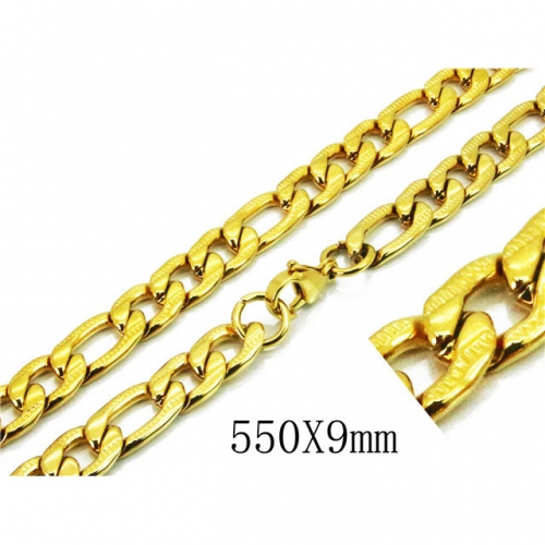 BC Wholesale Stainless Steel 316L Figaro Chains NO.#BC08N0152HIB