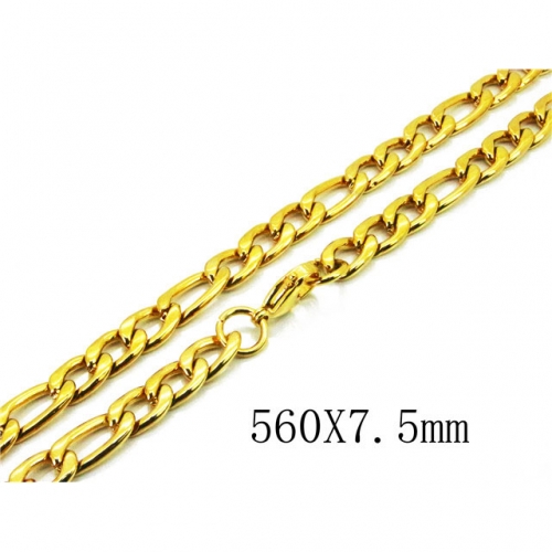 BC Wholesale Stainless Steel 316L Figaro Chains NO.#BC08N0142HHR
