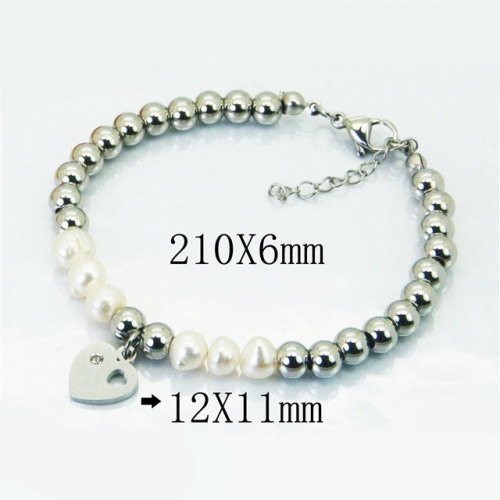 BaiChuan Wholesale Pearl Bracelets NO.#BC91B0460PXC