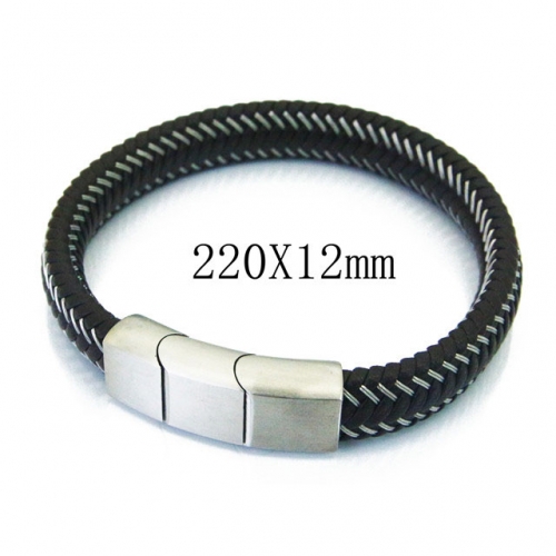 BC Wholesale Jewelry Fashion Leather Bracelet NO.#BC37B0094HLX