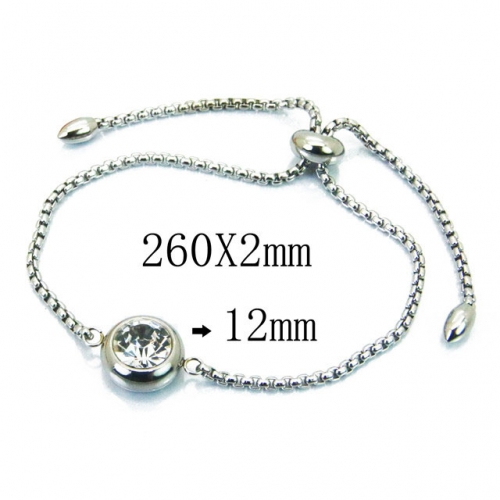 Wholesale Stainless Steel 316L Fashion Anklets NO.#BC59B0617OD