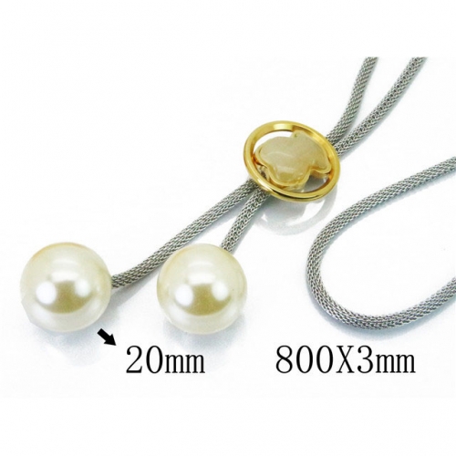 Wholesale Stainless Steel 316L Necklaces (Hot Sale) NO.#BC64N0068HIU