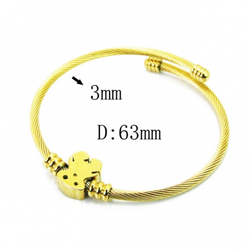 BaiChuan Jewelry Wholesale Hot Sale Stainless Steel Bangles NO.#BC58B0454OA