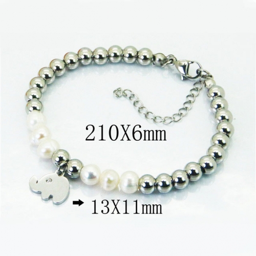 BaiChuan Wholesale Pearl Bracelets NO.#BC91B0458PW
